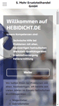 Mobile Screenshot of hebidicht.de